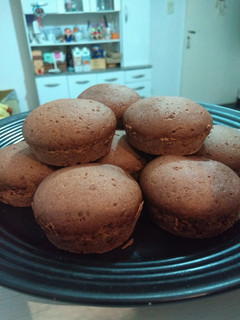Una foto de Brownies veganos