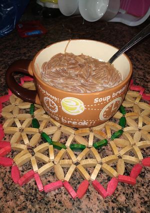 صورة لوصفة شعيرية باللبن