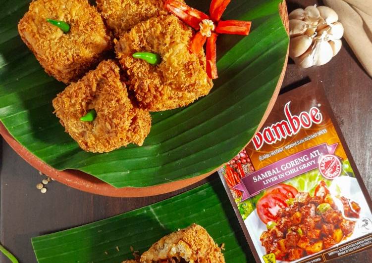 Tahu Mlothot Duet Sambal Goreng Ati