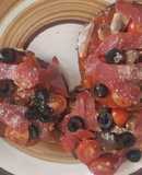 Portobello relleno
