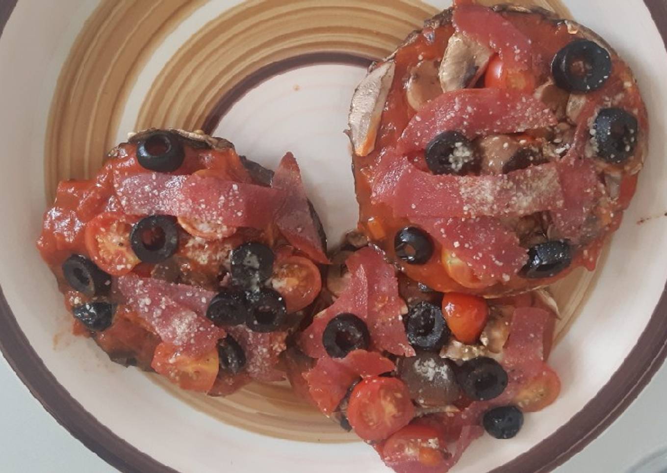 Portobello relleno