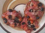 Una foto de portobello relleno