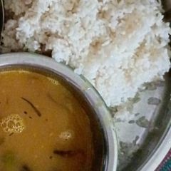 A picture of Dal chawal.