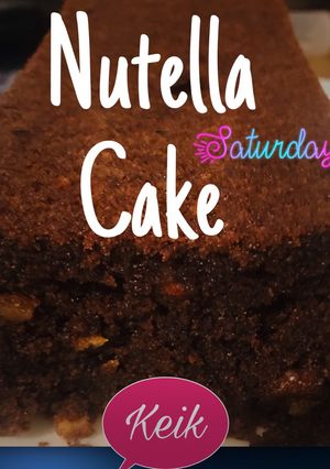 Φωτογραφία της συνταγής Cake Nutella με καρύδια αφράτο!