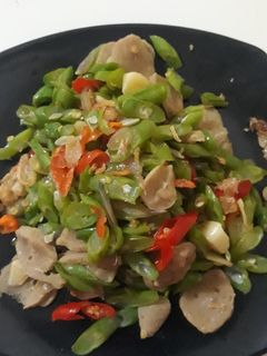 Foto resep Tumis Buncis Bakso praktis