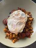 Migas con huevo