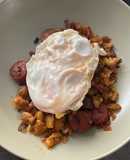 Migas con huevo