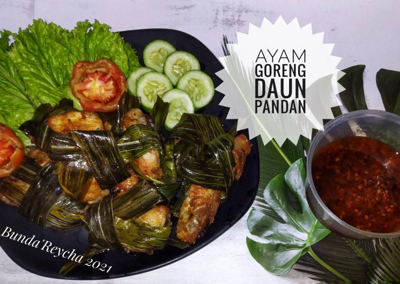 🐔 Ayam Goreng Pandan ala Thailand_Gai Hor Bai Toey