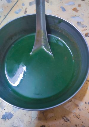 A picture of Healthy palak soup for baby.