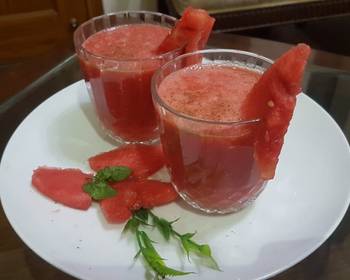 Without Fail Make Recipe Watermalon juice Practical Delicious