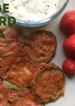 A picture of Ridge Gourd Dosa.