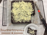 Flourless brownies