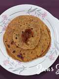 Turnip and Green Peas Parathas