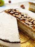 Torta ricotta e pere
