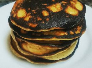 Una foto de Hotcakes de plátanos o banana