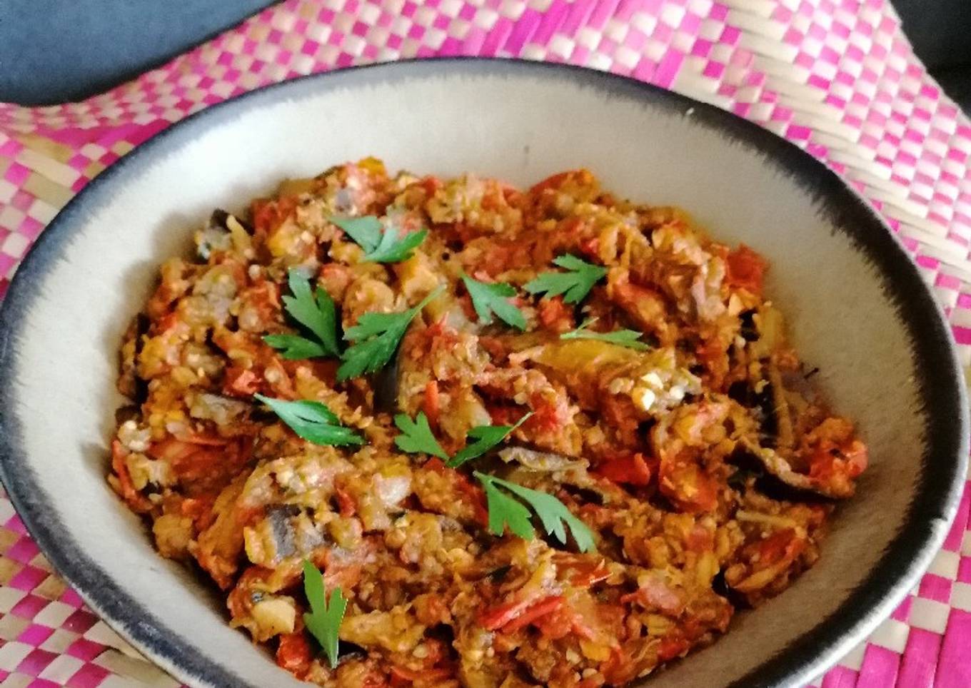 Zaalouk (ensalada marroquí de berenjena)