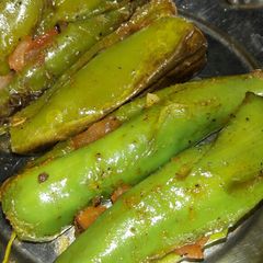A picture of Filled green chilli.