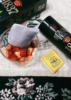 รูปของ ชาสตรอว์เบอร์รี 🍓🫖