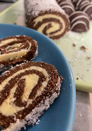 Kókusztekercs recept fotója
