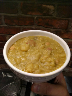 A picture of Mixed Potato Creamy Curry Soup.