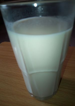 A picture of Soya milk drink.