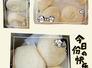 鮮奶饅頭 的食譜成品照片