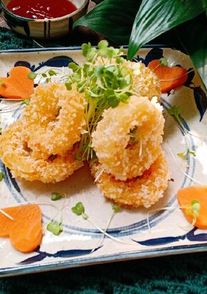 Hình của món Mực chay chiên xù đơn giản.