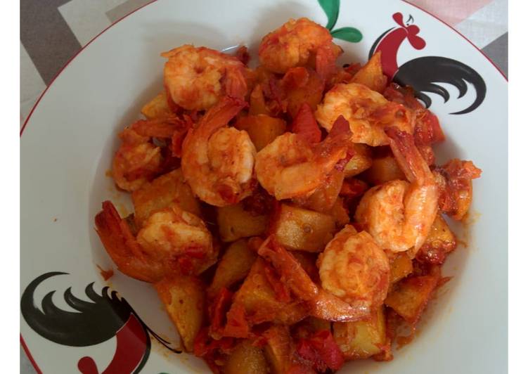 Bagaimana Menyiapkan Balado Udang Kentang yang Menggugah Selera