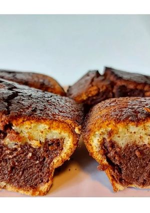 Une photo de Cake vanille et chocolat