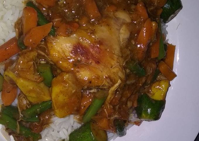 How to Prepare Perfect Vegetable and chicken stew