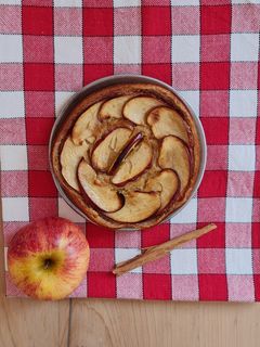 Una foto de Mini tarta saludable de avena y manzana 🍎