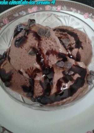 A picture of Easy mocha chocolate ice cream.