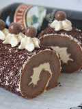 Choco baileys roll cake