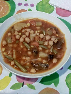 Una foto de Garbanzos al estilo vegano