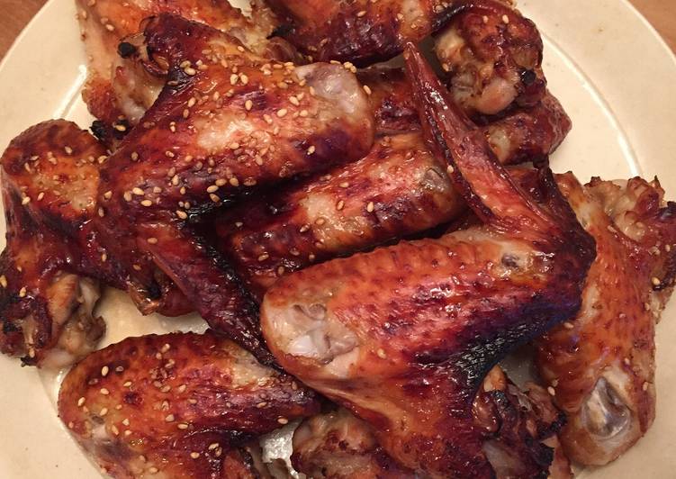 Chicken wings in Japanese style