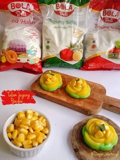Foto resep Talam Jagung Pandan