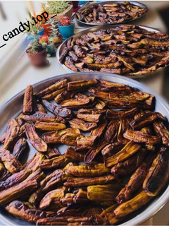 عکسی از دستور بادمجان سرخ شده