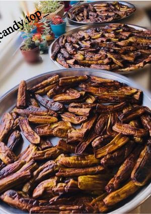 عکسی از دستور بادمجان سرخ شده
