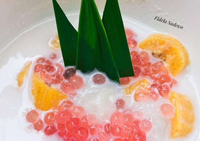 Resep Kolak Bubur Mutiara Pisang Anti Gagal