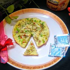 A picture of Egg pizza.