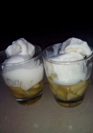 A picture of Ice cream caramel.