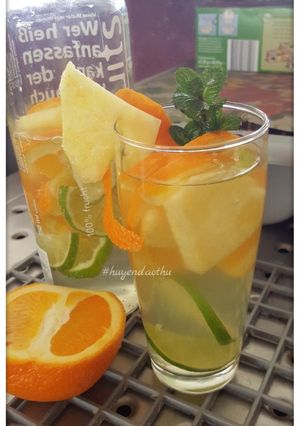 Hình của món #Detox 2 - giảm đau, bổ sung vitamin [Dứa,Cam].