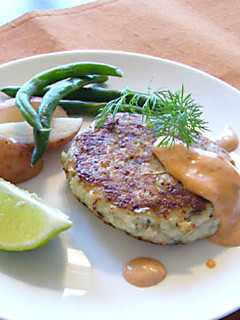 A picture of American Crab Cakes.