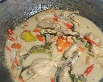 Easy Prepare Recipe Opor Ayam from Padang Chicken Braised in Coconut Milk Yummy