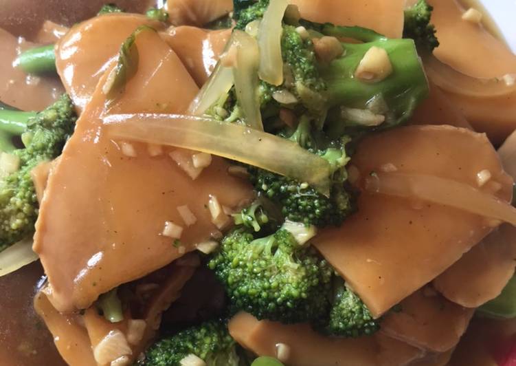 Resep: LezatAbalone saos tiram tumis brokoli