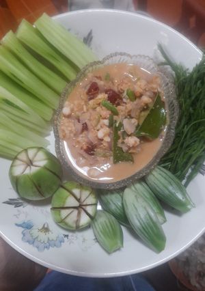 รูปของ หลนปลาร้ากุ้งสับ