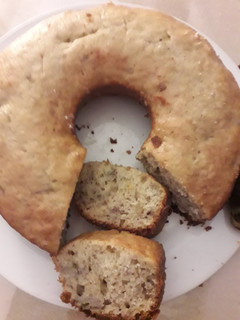 Una foto de Torta fácil de banana