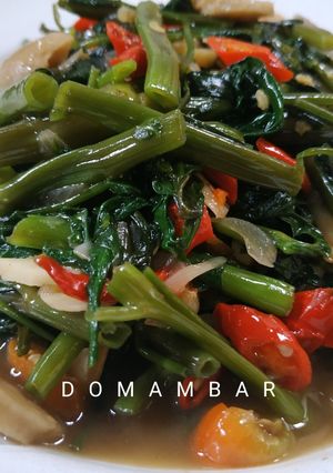 Foto resep Cah Kangkung Baso Saus Tiram