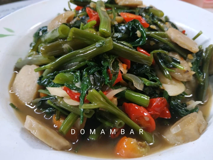 Cara Mudah Menyiapkan Resep Cah Kangkung Baso Saus Tiram yang Bikin Ngiler Anti Ribet, Lezat Sekali