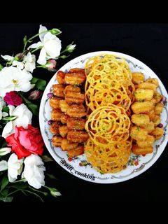 عکسی از دستور بامیه و زولبیا